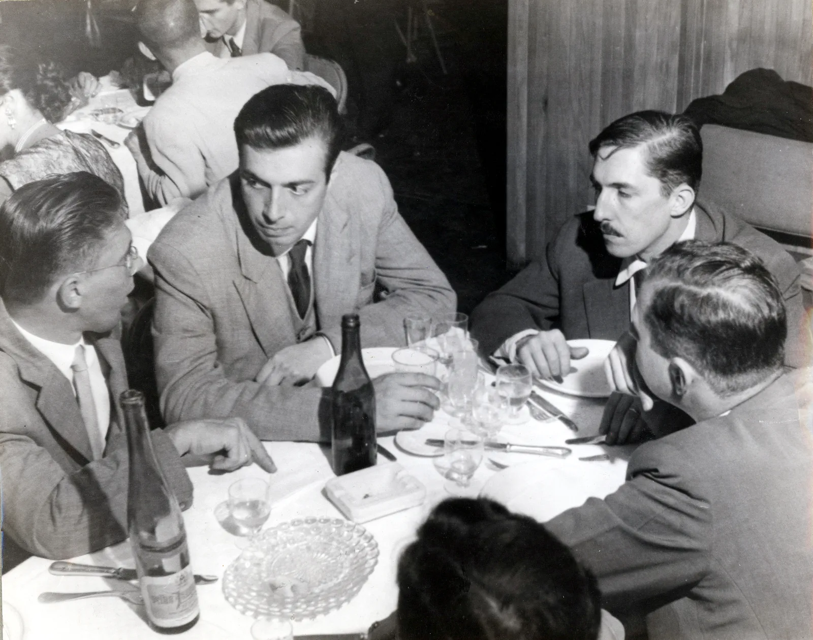 Da esquerda para a direita: Luiz Sacilotto, Waldemar Cordeiro e Geraldo de Barros, em 1953