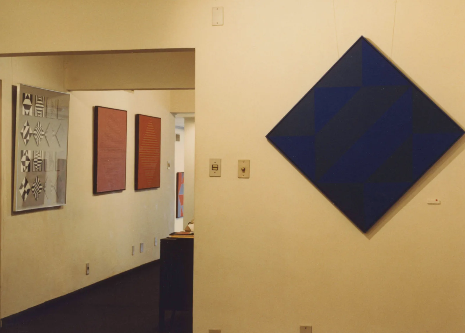 Exposição "Intermutações" na Galeria Choice, em São Paulo, 1986