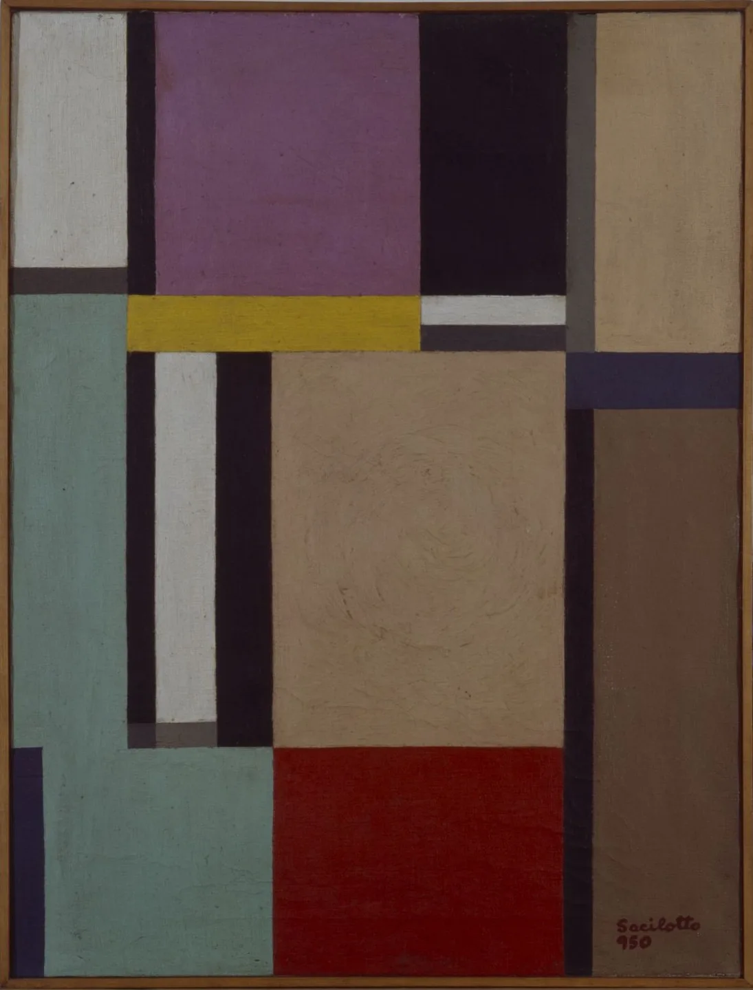 "Pintura I", óleo sobre tela, 68,0 × 50,0 cm